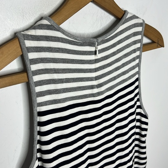TIBI New York Peplum Striped Nautical Beachy Resort wear Tank Top - Picture 6 of 12